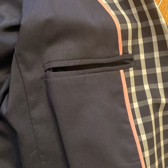 1901 blue and white gingham blazer. Size 10 - Picture 7 of 9